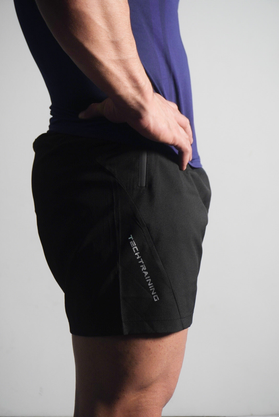 Rush / Pantaloneta de Bolsillos con Cremallera