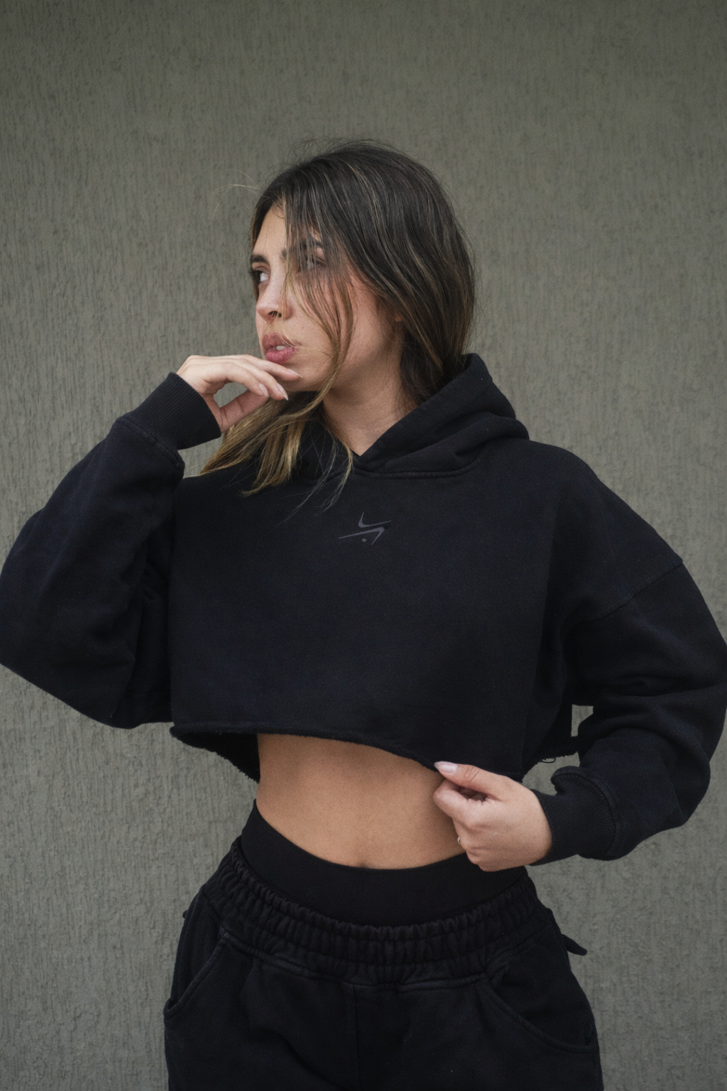Hoodie Cropped 400 GSM – Edición VNGLC