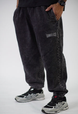 Jogger Acid Wash Bota Resorte Oversized