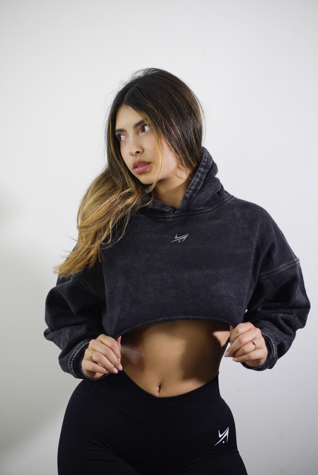 Hoodie Cropped 400 GSM – Edición VNGLC