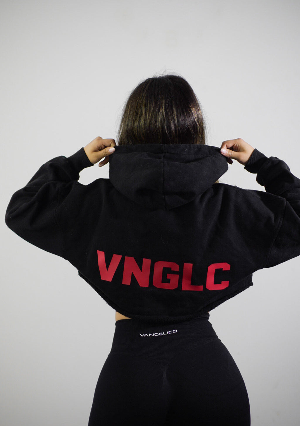 Hoodie Cropped 400 GSM – Edición VNGLC