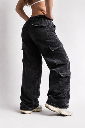 Jogger Cargo Baggy Acid Wash