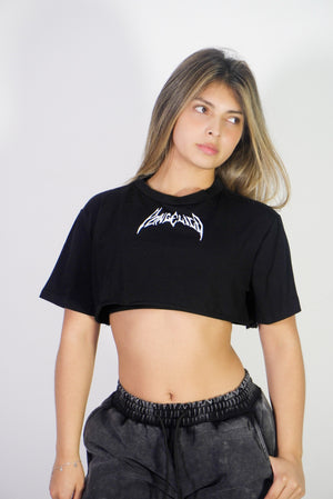 CAMISETA RECORTADA FUENTE DARK